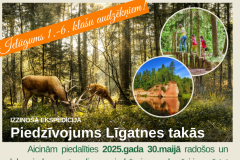 Izzinošā ekspedīcija "Piedzīvojums Līgatnes takās"-30.05.2025.