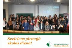 Pirmā skolas diena Tālmācības vidusskolā «Rīgas Komercskola» - 12.09.2015.