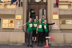 Rīgas Komercskolas maratona komanda