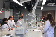 Rīgas Komercskolas audzēkņi apmeklēja LU ķīmijas un dabas izpētes laboratoriju - 17.05.2019.