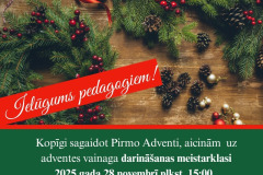 Vainagu darināšanas meistarklase-28.11.2025.